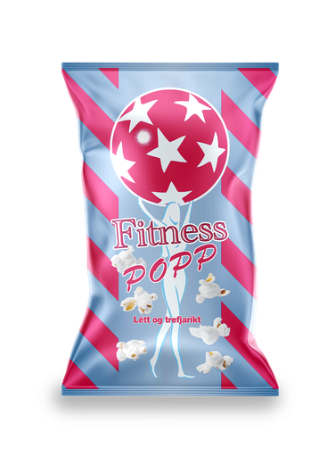 Stjörnu Fitness popp 50g